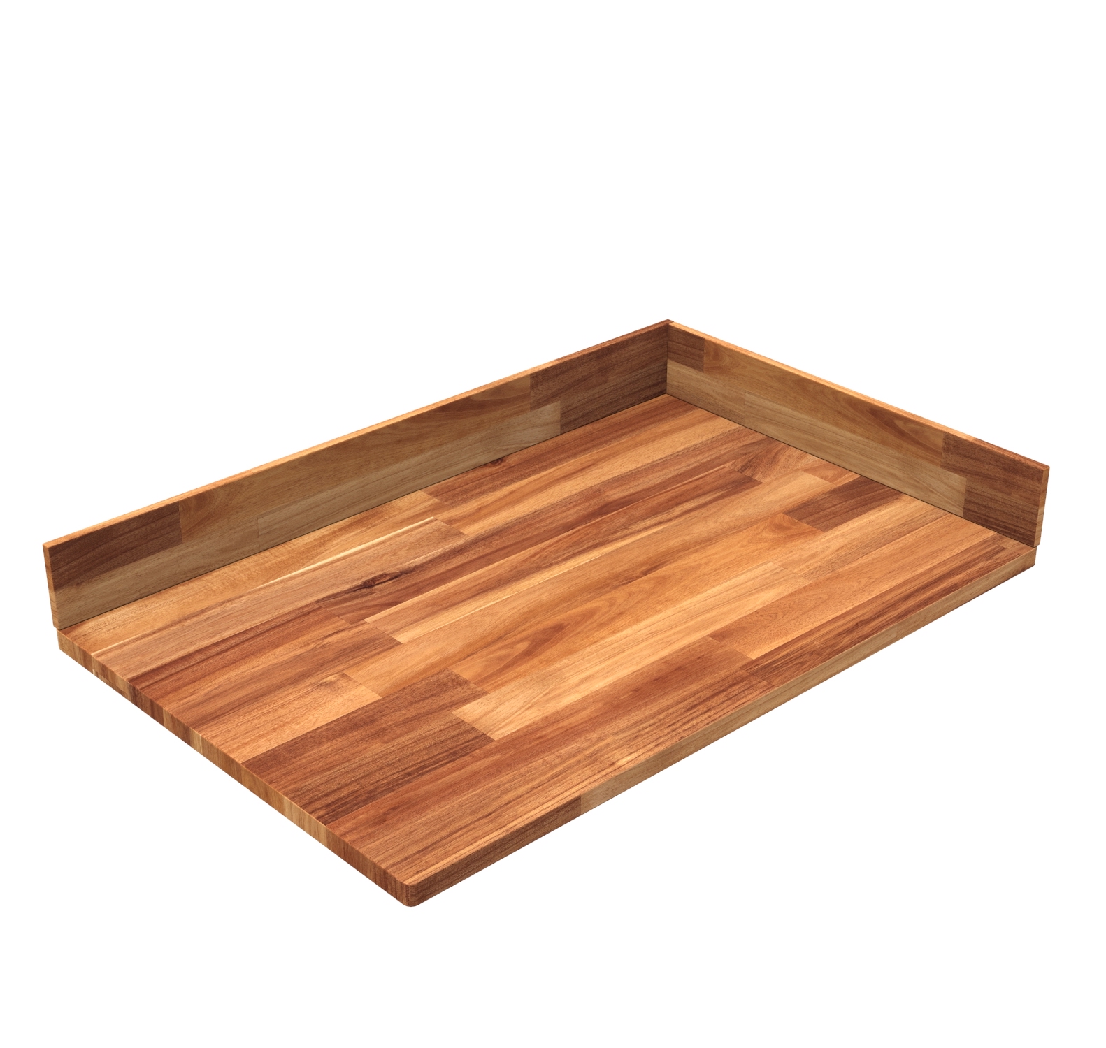 Acacia Narrow Plank in solid acacia, 36 × 24 × 1 in