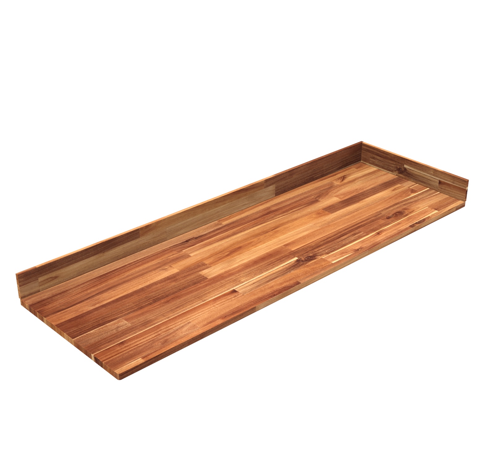 Acacia Narrow Plank in solid acacia, 72 × 24 × 1 in