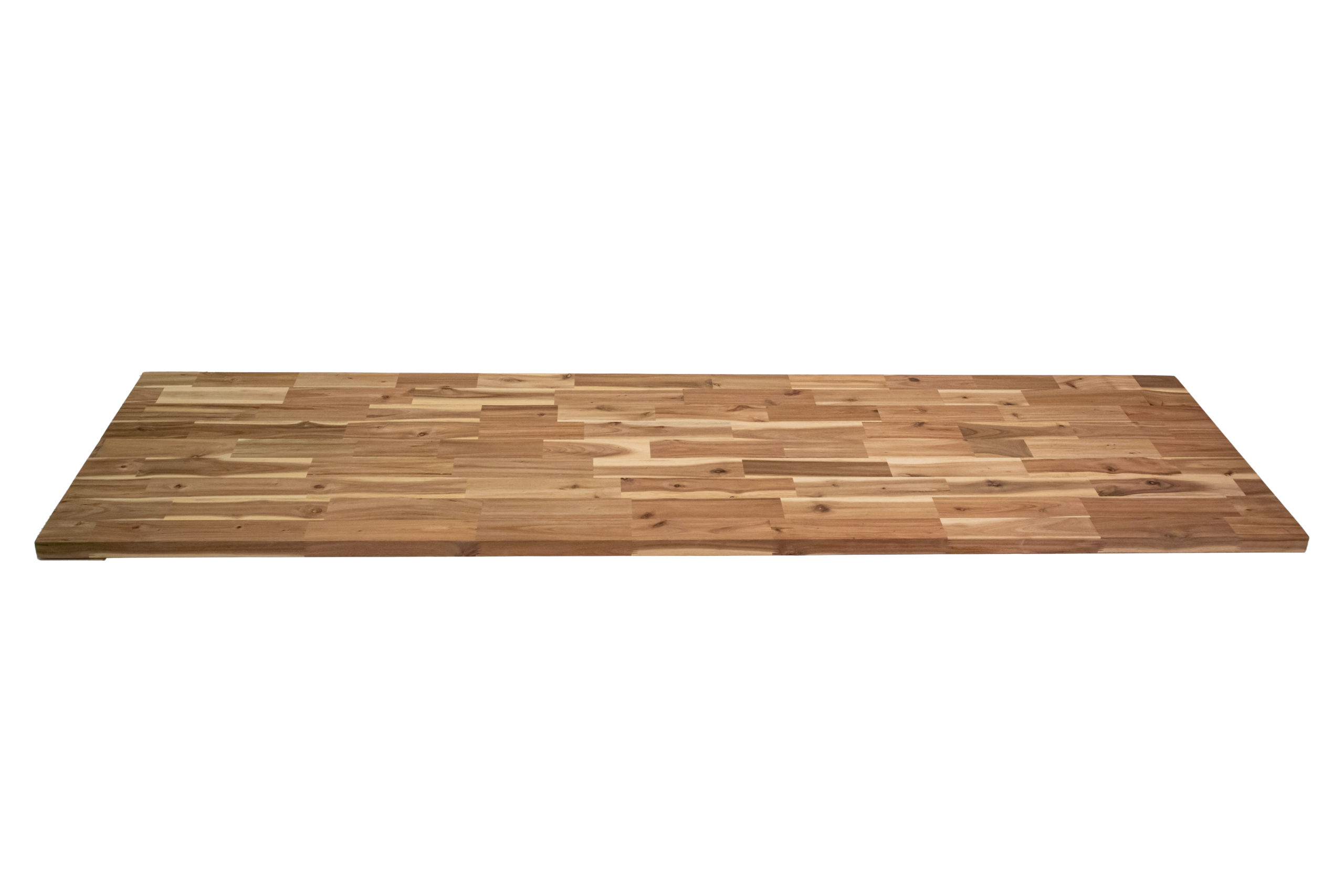 Acacia Wide Plank Live Edge One-Side in solid acacia, 72 × 25.5 × 1.5 in