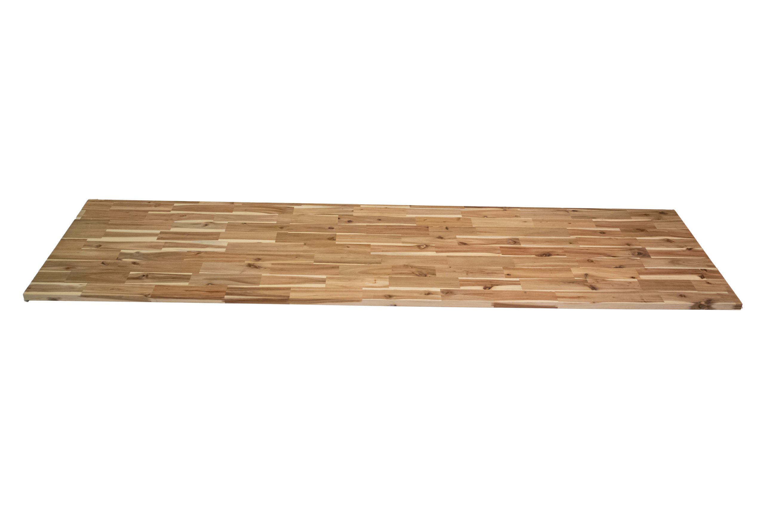 Acacia Wide Plank Square-Edge in solid acacia, 96 × 25.5 × 1.5 in